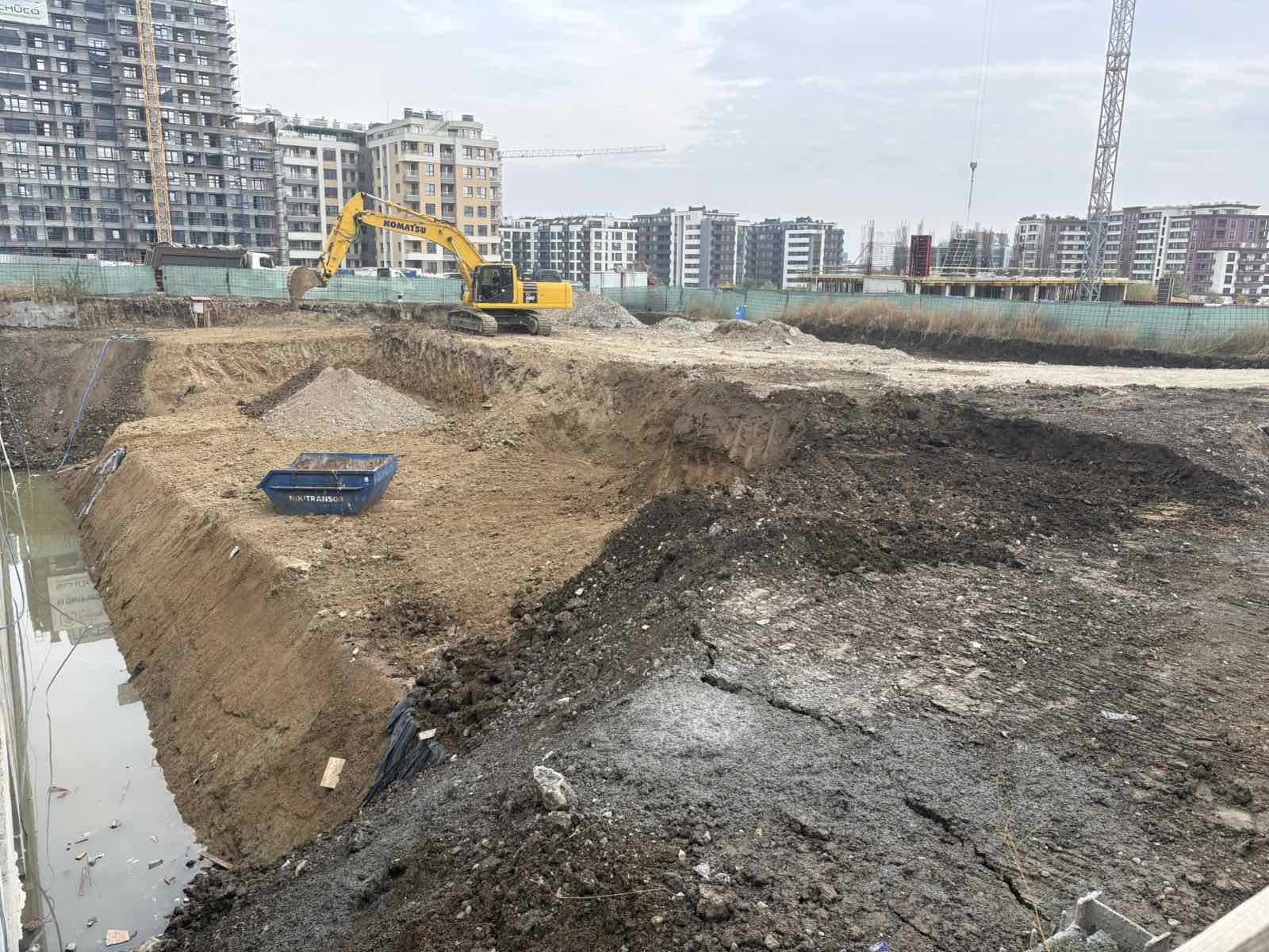 Изкопни дейности за сграда 1